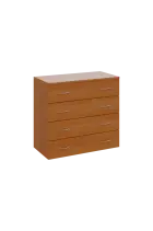 N 2 - 84Z kancelářská skříň, 4-zásuvková, 750x800x400, olše jantar